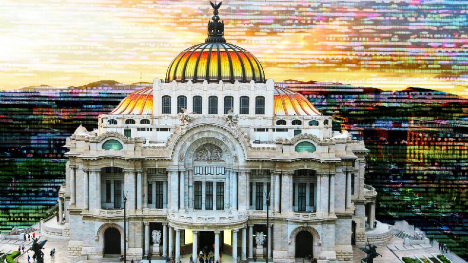 Palacio de Bellas Artes, ubicado en el centro de la Ciudad de México.