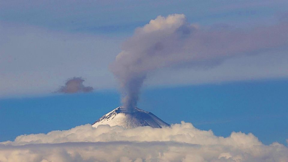 Volcán Popocatépetl.