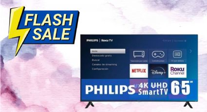 Walmart pone pantalla Philips de 65" con descuento de más de 8 mil pesos