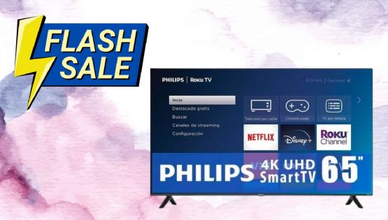Walmart pone pantalla Philips de 65" con descuento de más de 8 mil pesos