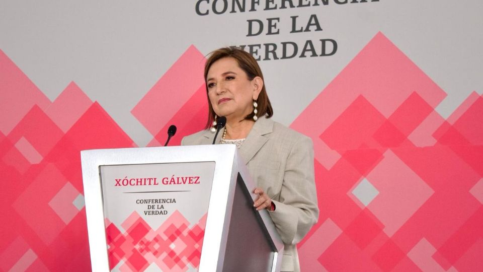 Xóchitl Gálvez, candidata presidencial de Fuerza y Corazón por México.