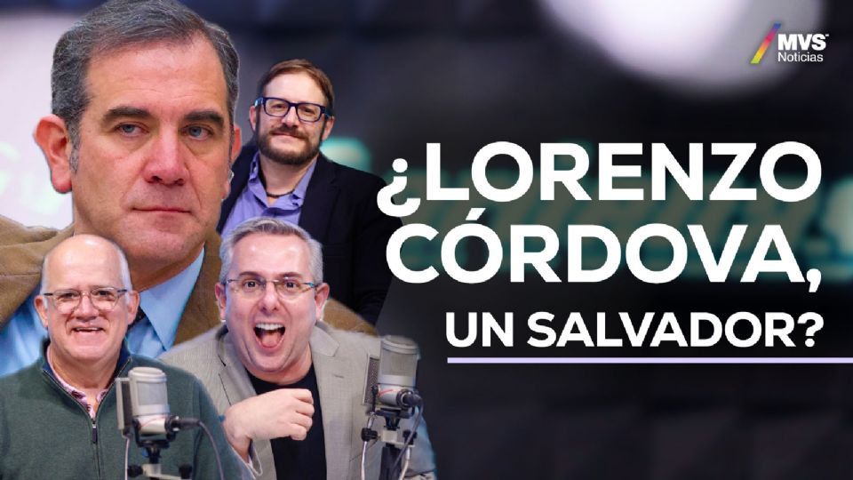 Lorenzo Córdova lideró la marcha por la democracia.