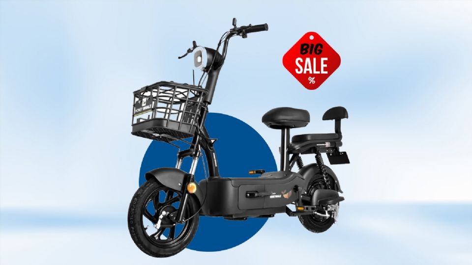 Walmart vende motobici eléctrica con increíble descuento y a MSI