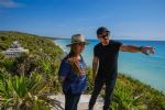 Mara Lezama junto a Román Méyer supervisan 'Parque del Jaguar', obra del gobierno federal