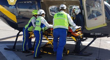 Traslada Cóndor a menor arrollado por automóvil a hospital pediátrico