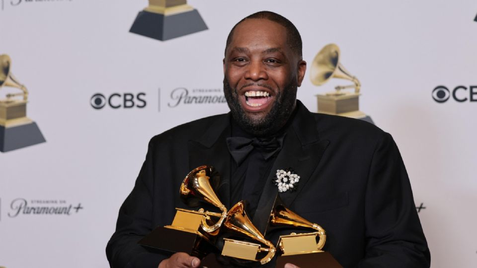 Killer Mike durante los Premios Grammy 2024.