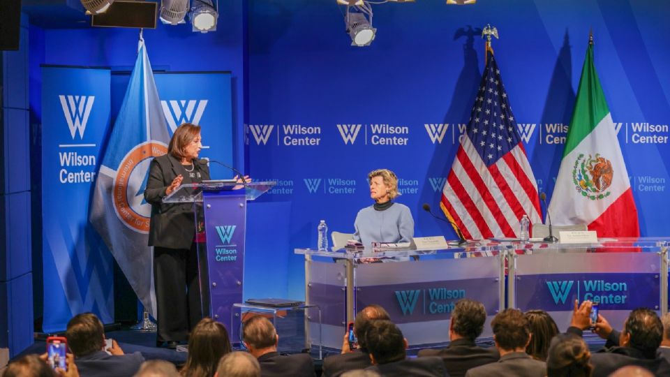 Xóchitl Gálvez, candidata de oposición a la Presidencia de gira en Washington.