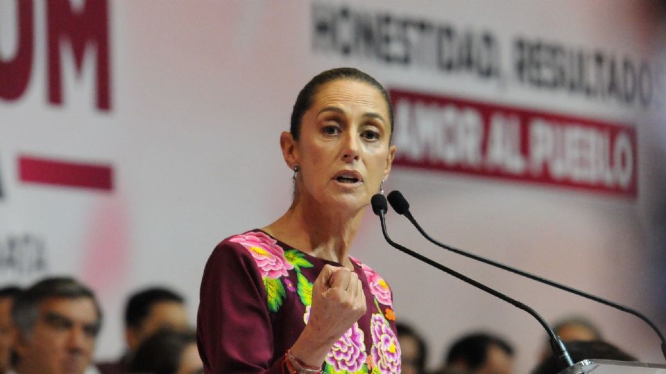 Claudia Sheinbaum, candidata presidencial por Morena.