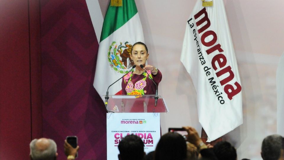 Claudia Sheinbaum, candidata presidencial por Morena.