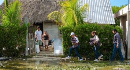 Supervisa Mara Lezama trabajos en Holbox tras frente frío