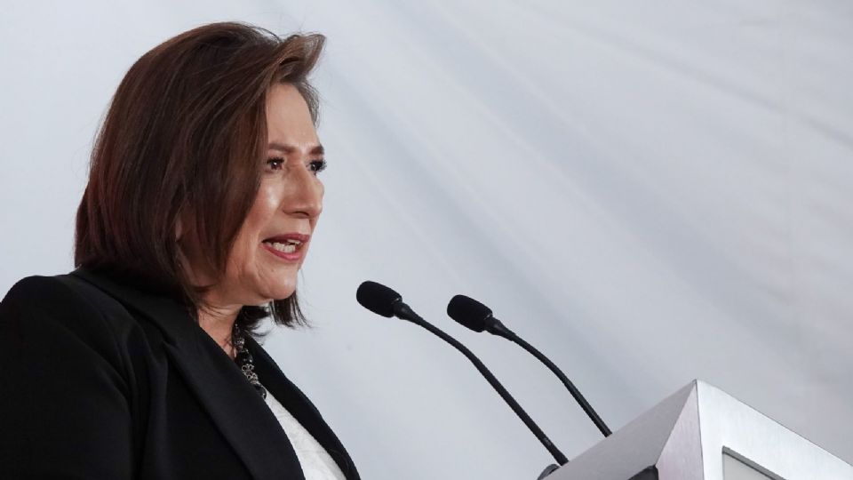 Xóchitl Gálvez, candidata presidencial por el PAN, PRI y PRD.