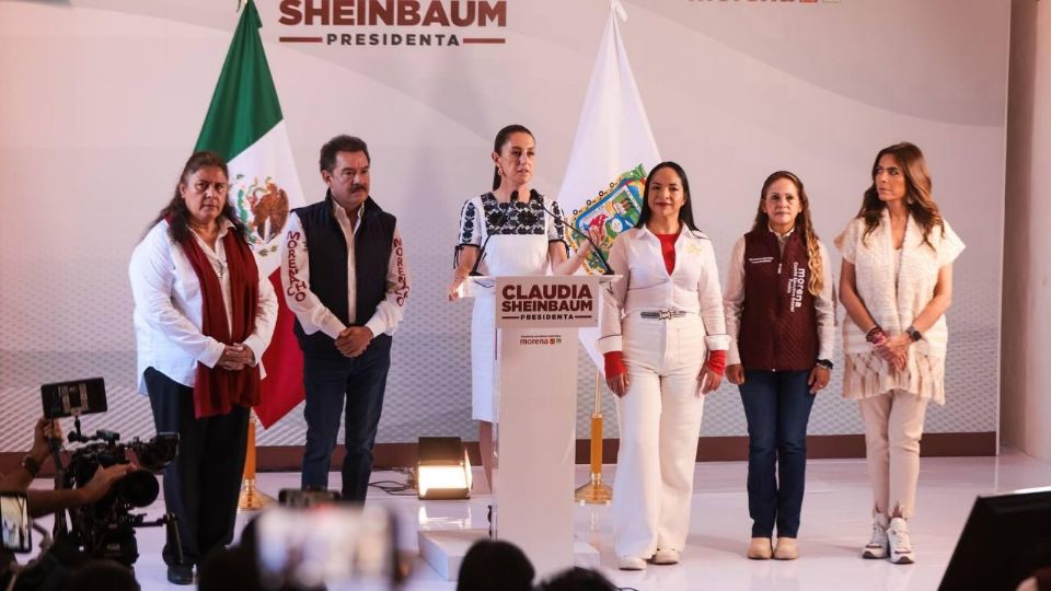 Claudia Sheinbaum Pardo, candidata presidencial por la coalición Sigamos Haciendo Historia.