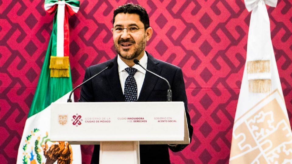 Martí Batres, jefe de Gobierno de la Ciudad de México.