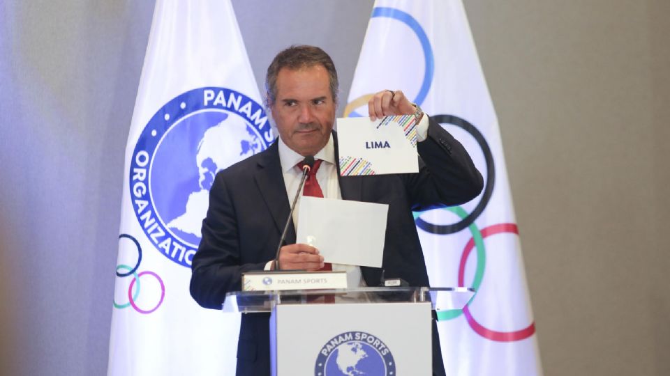 Neven Ilic, presidente de Panam Sports, dio a conocer la sede de los Juegos Panamericanos.