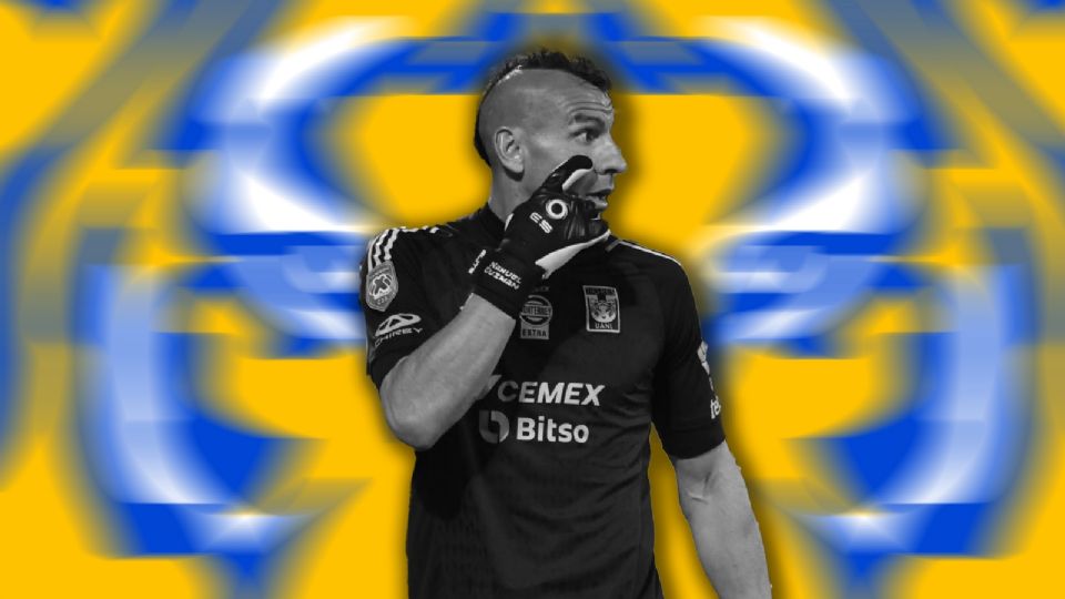 Nahuel Guzmán, portero de Tigres, está lesionado de la rodilla.