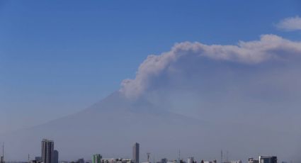 Registra leve disminución de exhalaciones el volcán Popocatépetl