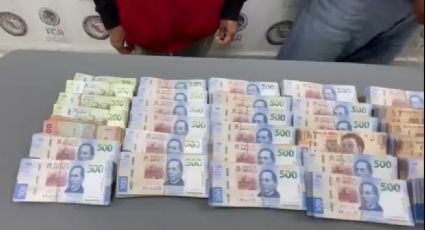 Detienen a dos personas con más de 2 millones de pesos en efectivo en Galeana, NL