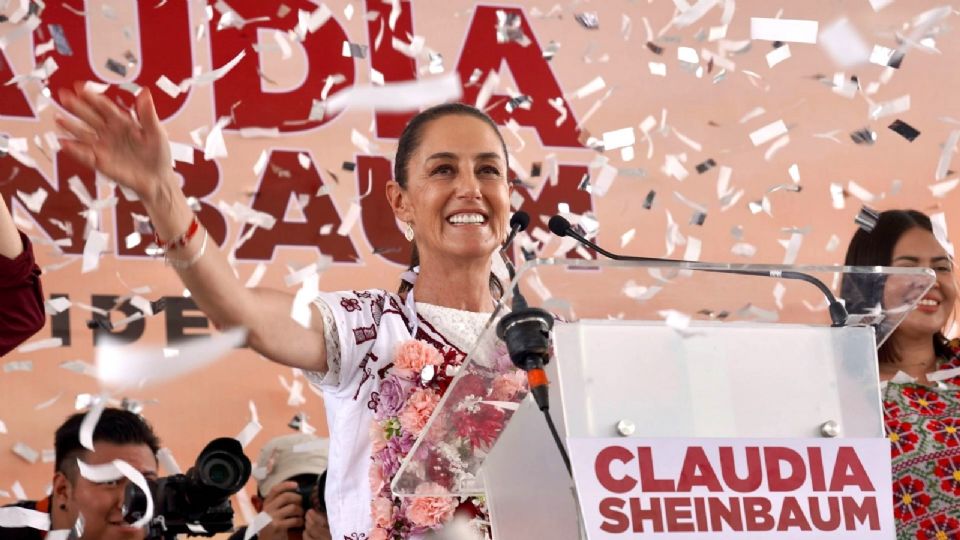 Claudia Sheinbaum, candidata presidencial por Morena.