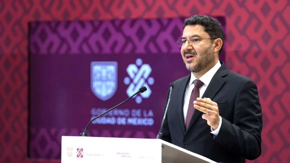 Martí Batres, jefe de Gobierno de la CDMX.