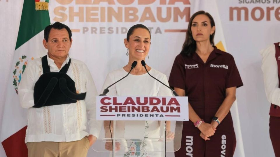 Claudia Sheinbaum, candidata presidencial por Morena.