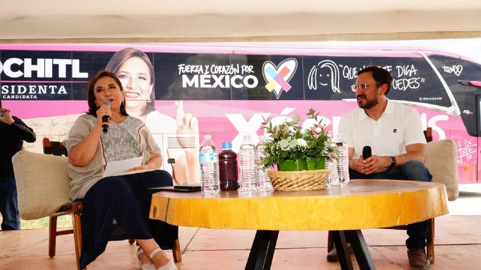 Xóchitl Gálvez, candidata presidencial de la coalición Fuerza y Corazón por México.