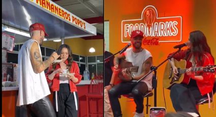 Jesse & Joy cantan y encantan en taquería de San Nicolás