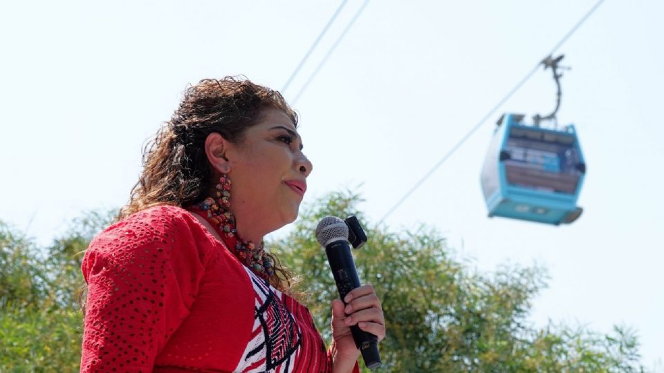 La candidata de Morena buscará ampliar el Cablebús.