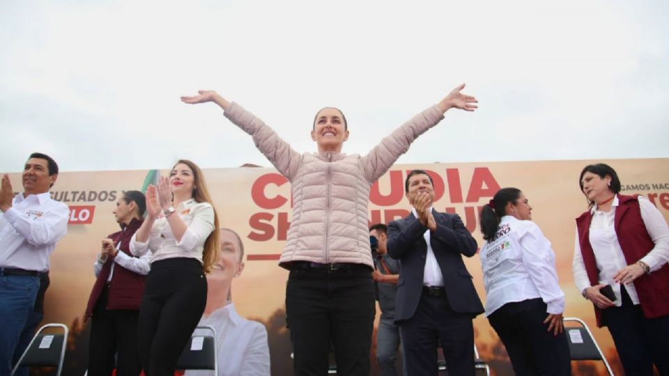 Claudia Sheinbaum, candidata a la Presidencia por Morena.