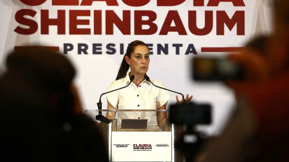 Claudia Sheinbaum, candidata presidencial por Morena.