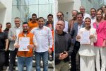 Candidatos de MC por alcaldías de San Pedro y García se registran ante el IEEPCNL