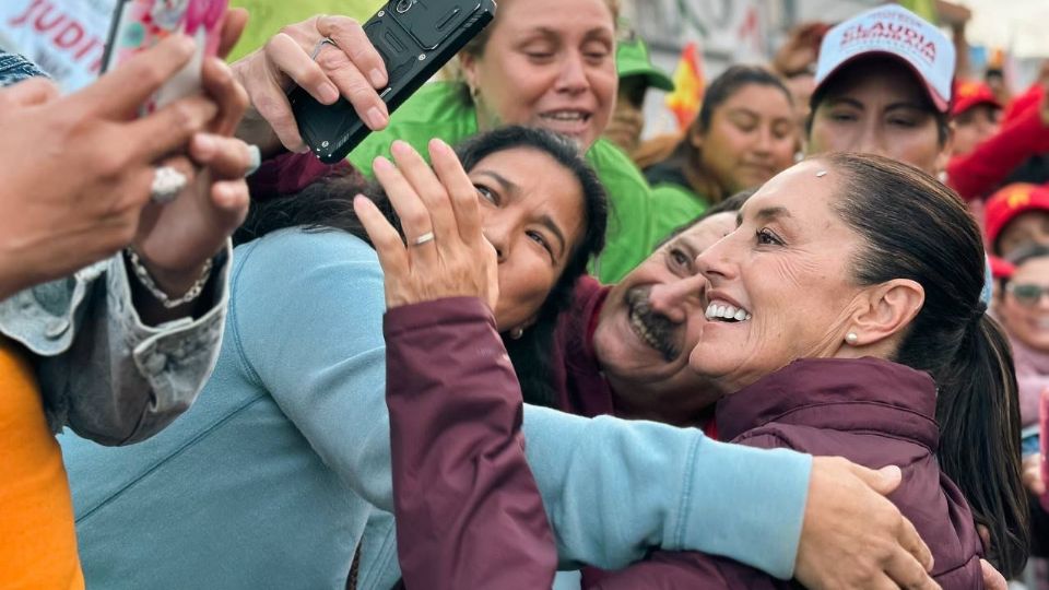 Claudia Sheinbaum, candidata de la coalición “Sigamos Haciendo Historia” (Morena, PT y PVEM) a la Presidencia de la República.