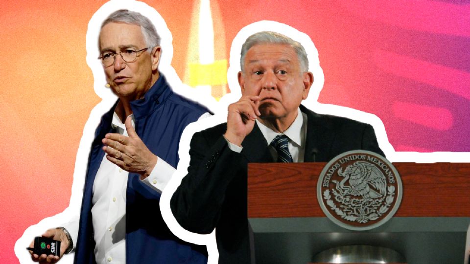 AMLO y Salinas mantienen un pleito.