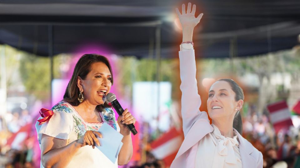 Xóchitl Gálvez y Claudia Sheinbaum.