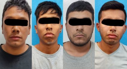 Policía detiene a cuatro hombres por posesión de drogas en Escobedo