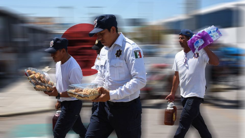 Policías en Campeche protestan y paran labores para exigir el cese de altos mandos.