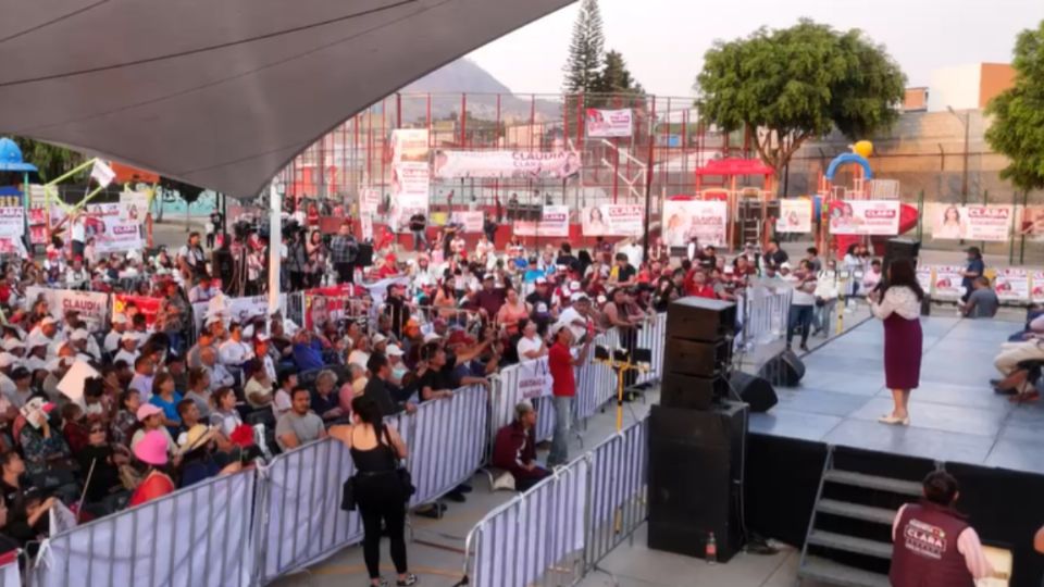 Clara Brugada, candidata a la jefatura de gobierno de la Ciudad de México.