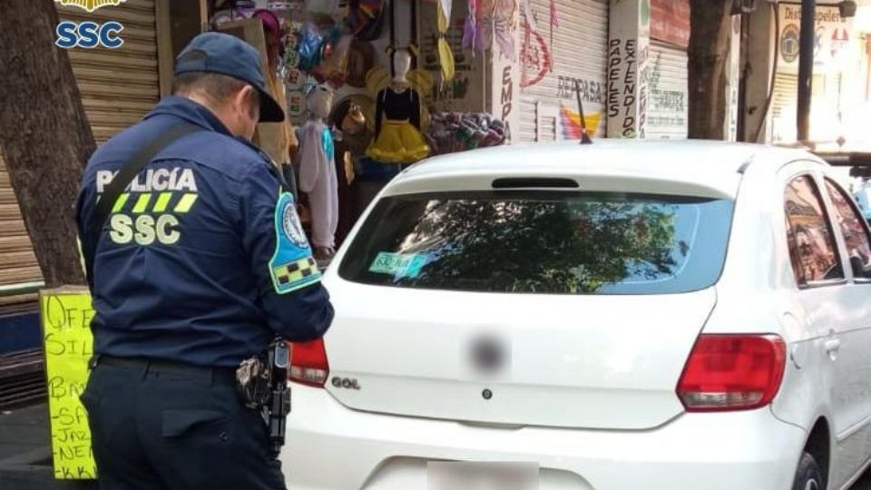 Policías de la SSC aplicaron diversas multas en CDMX.