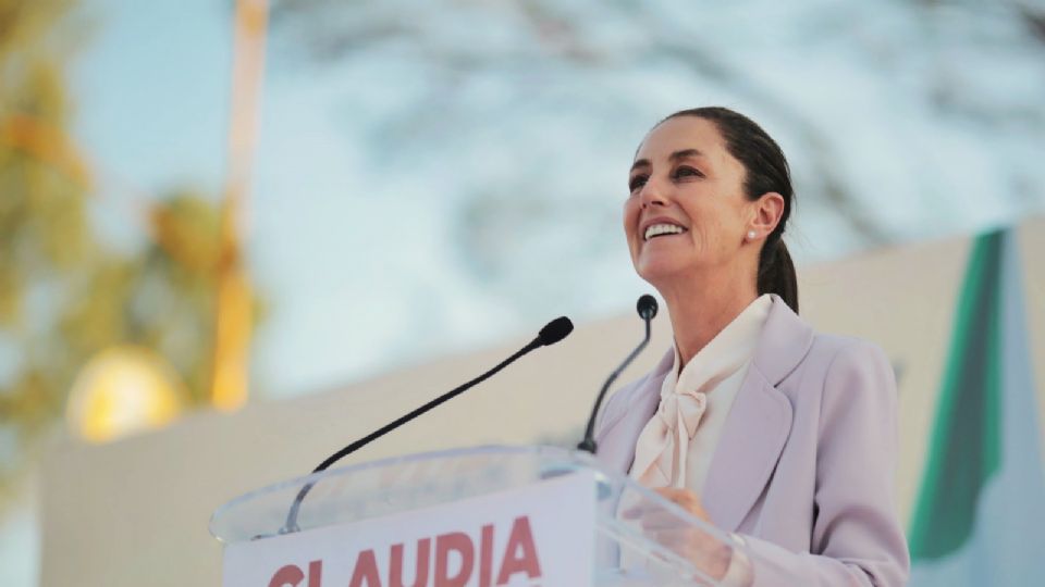 Claudia Sheinbaum, candidata presidencial por Morena.