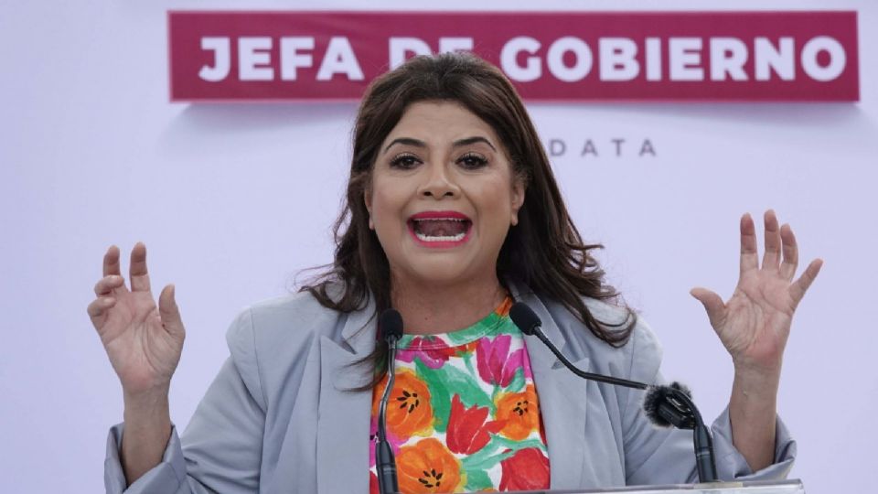 Clara Brugada, candidata a Jefa de Gobierno por la coalición 'Sigamos haciendo Historia en la Ciudad de México'.