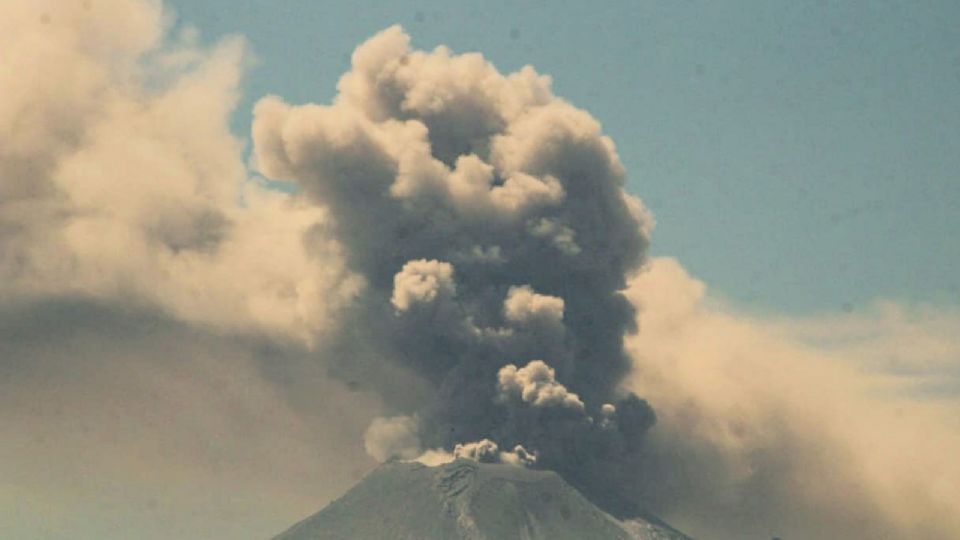 Volcán Popocatépetl.