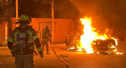 Incendios de vehículos causan movilización en Monterrey y área metropolitana