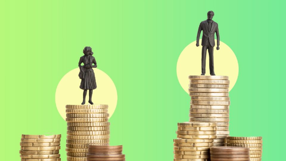 Diferencia salarial entre hombres y mujeres.