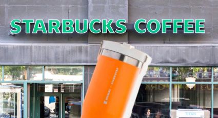 Starbucks lanza termo Stanley naranja; así puedes obtenerlo