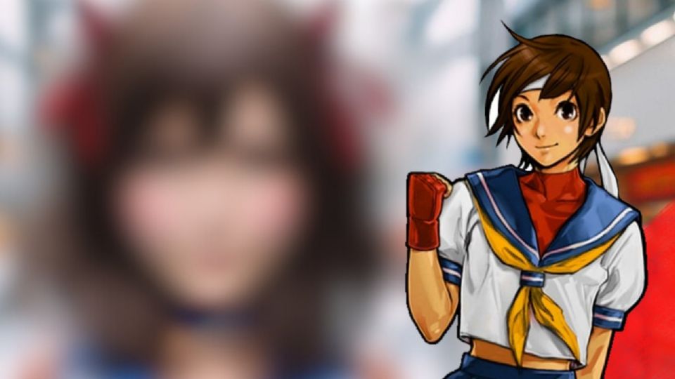 Sakura Kasugano, adolescente de 17 años de origen japonés, estudiante, su ídolo es Ryu.