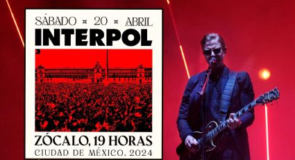 Interpol en la CDMX: cuándo y a qué hora será el concierto gratuito en el Zócalo