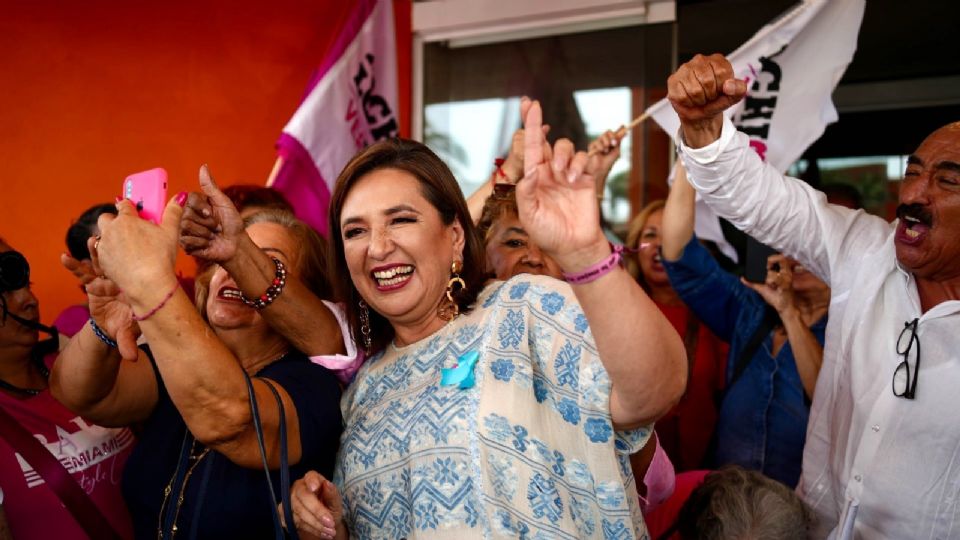 Xóchitl Gálvez, candidata presidencial por el PAN.