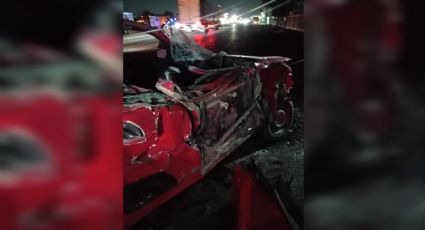 Mueren dos hombres en choque contra tráiler en carretera a Laredo