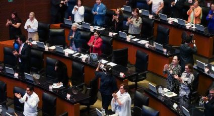 Trabajos en Senado quedaron nuevamente empañados por pleito entre legisladores del PAN y Morena