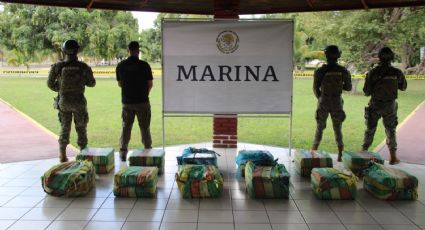 Semar decomisa 1.96 toneladas de cocaína en costas de Michoacán y detiene a seis personas