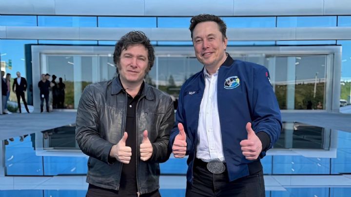Javier Milei y Elon Musk exhiben su amistad en Gigafactoría de Tesla en Texas